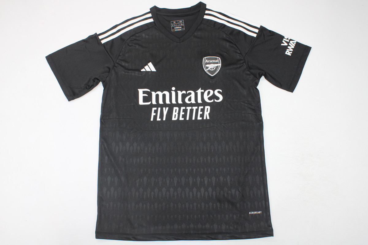AAA Quality Arsenal 23/24 GK Black Soccer Jersey